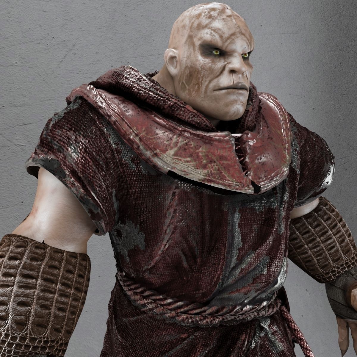 DoomBringer V2 Low-poly 3D model_1