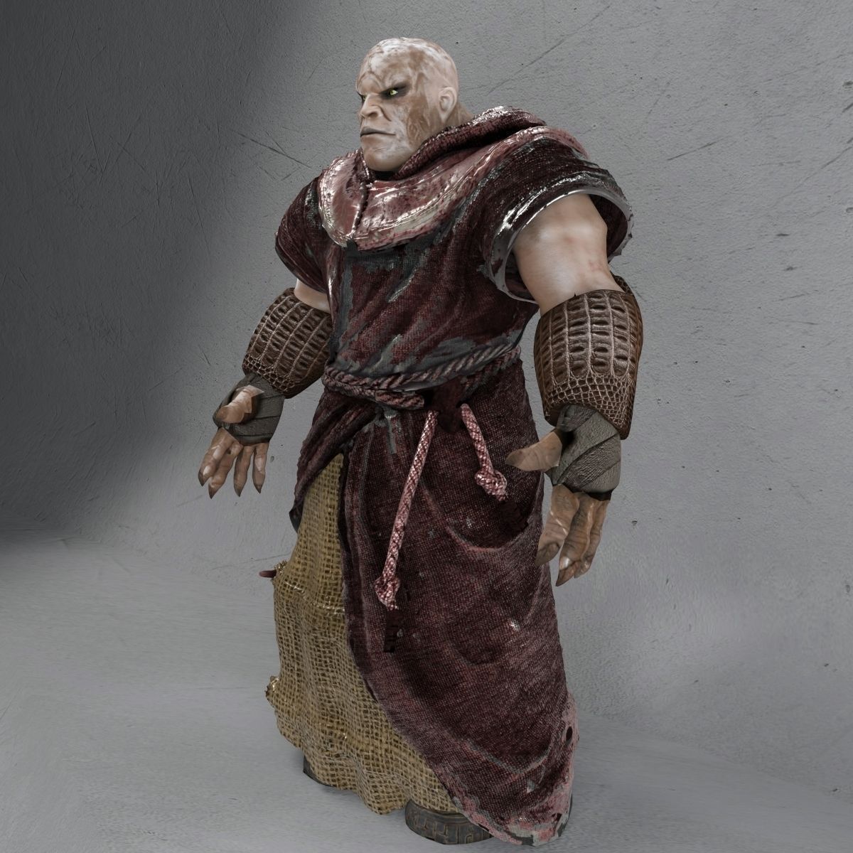 DoomBringer V2 Low-poly 3D model_3