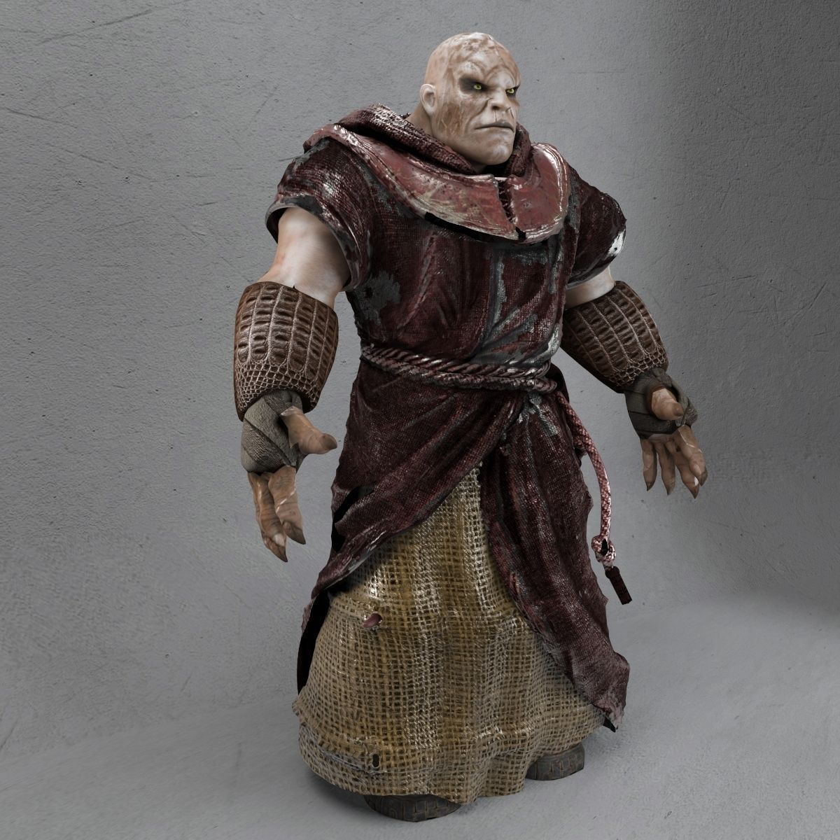 DoomBringer V2 Low-poly 3D model_4