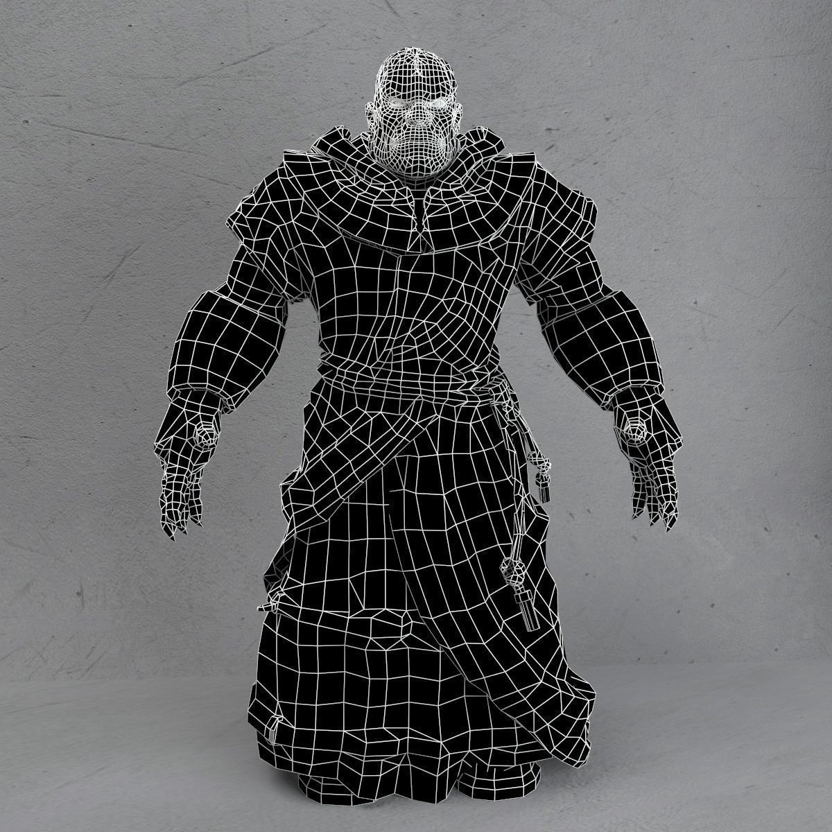 DoomBringer V2 Low-poly 3D model_7