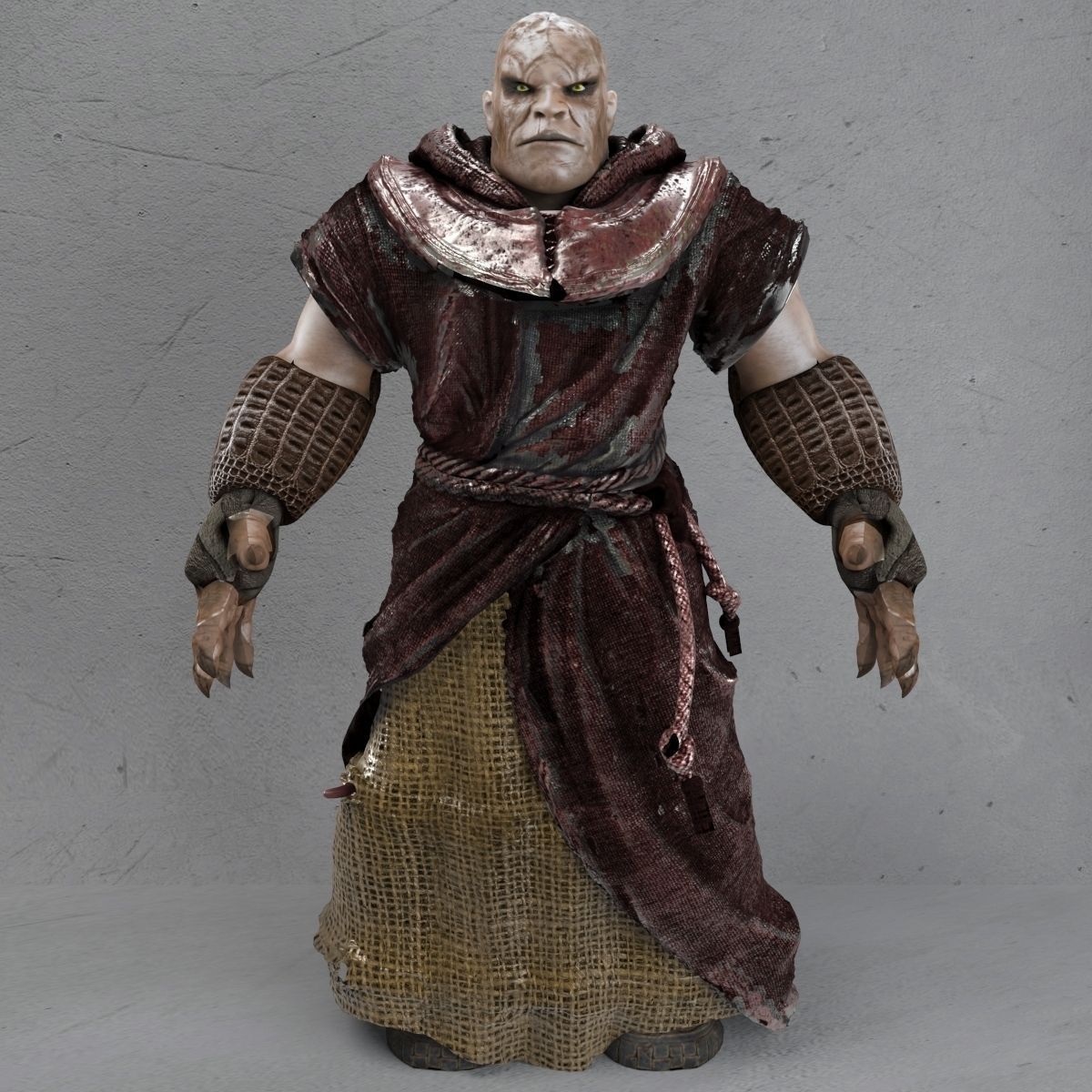 DoomBringer V2 Low-poly 3D model_5