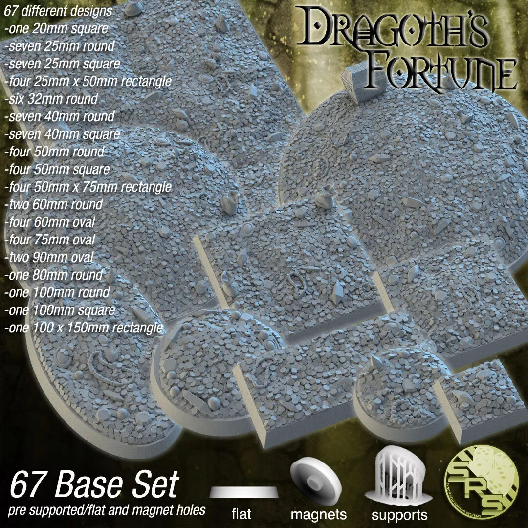 Treasure Bases 3D print model