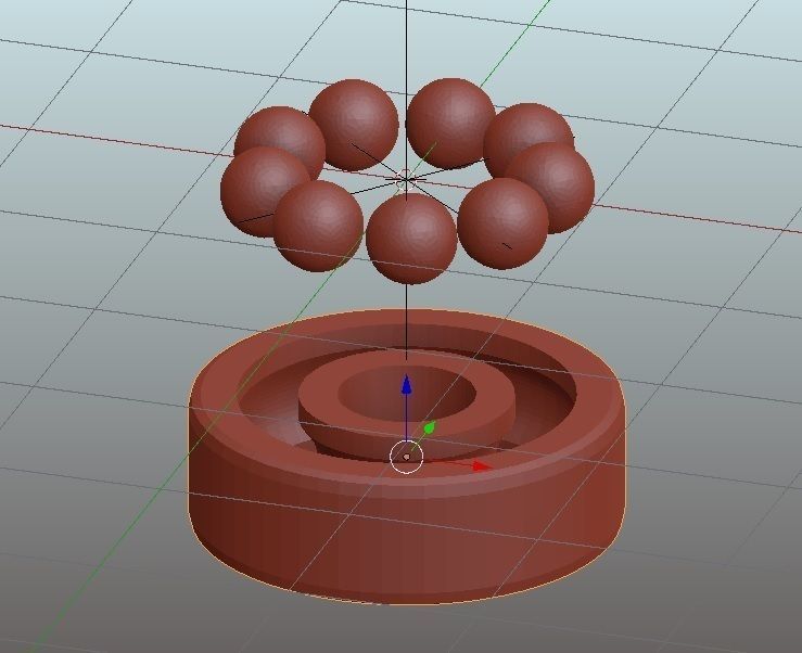 Spinner-size ball bearings - working 608 3D print model_4