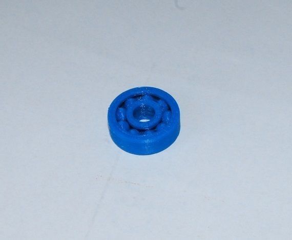 Spinner-size ball bearings - working 608 3D print model_2