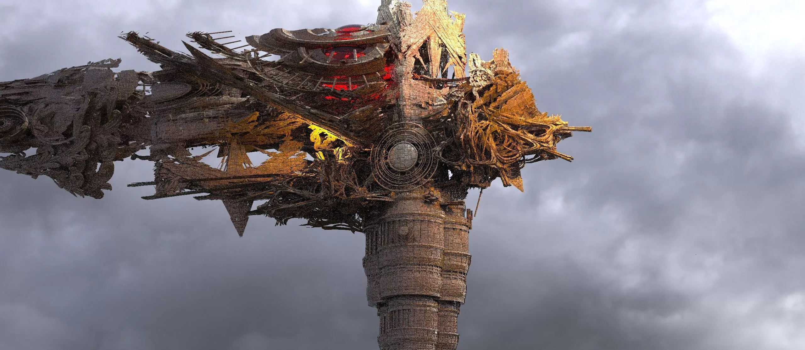 Persian Witch hunter tower 3D model