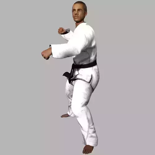 Ruiz Karate Judo Outfit 3D model