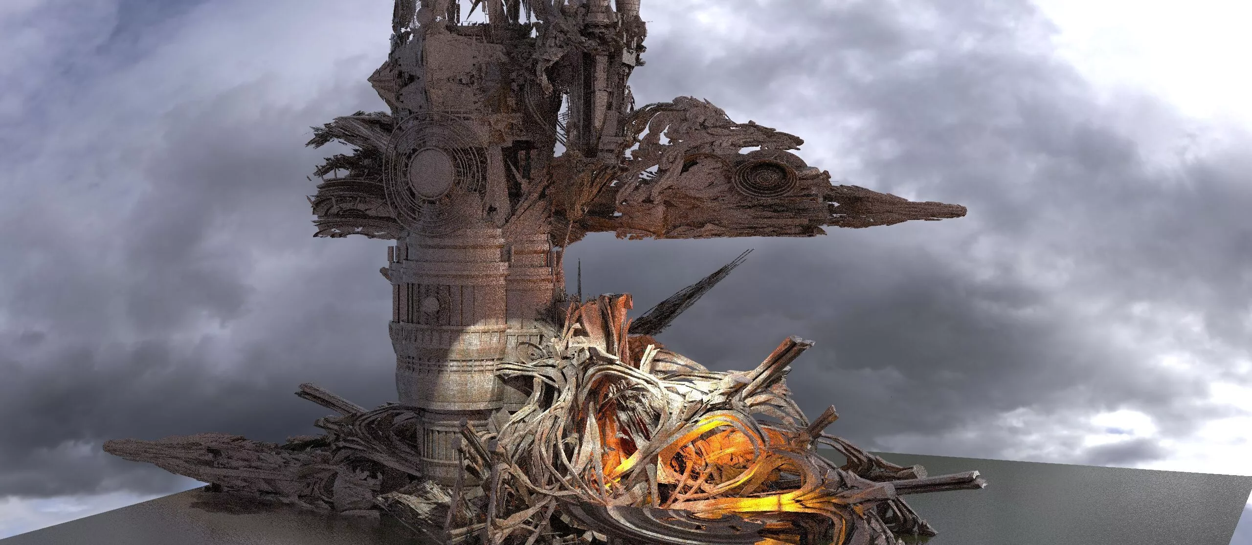 Persian Witch hunter tower 9 3D model