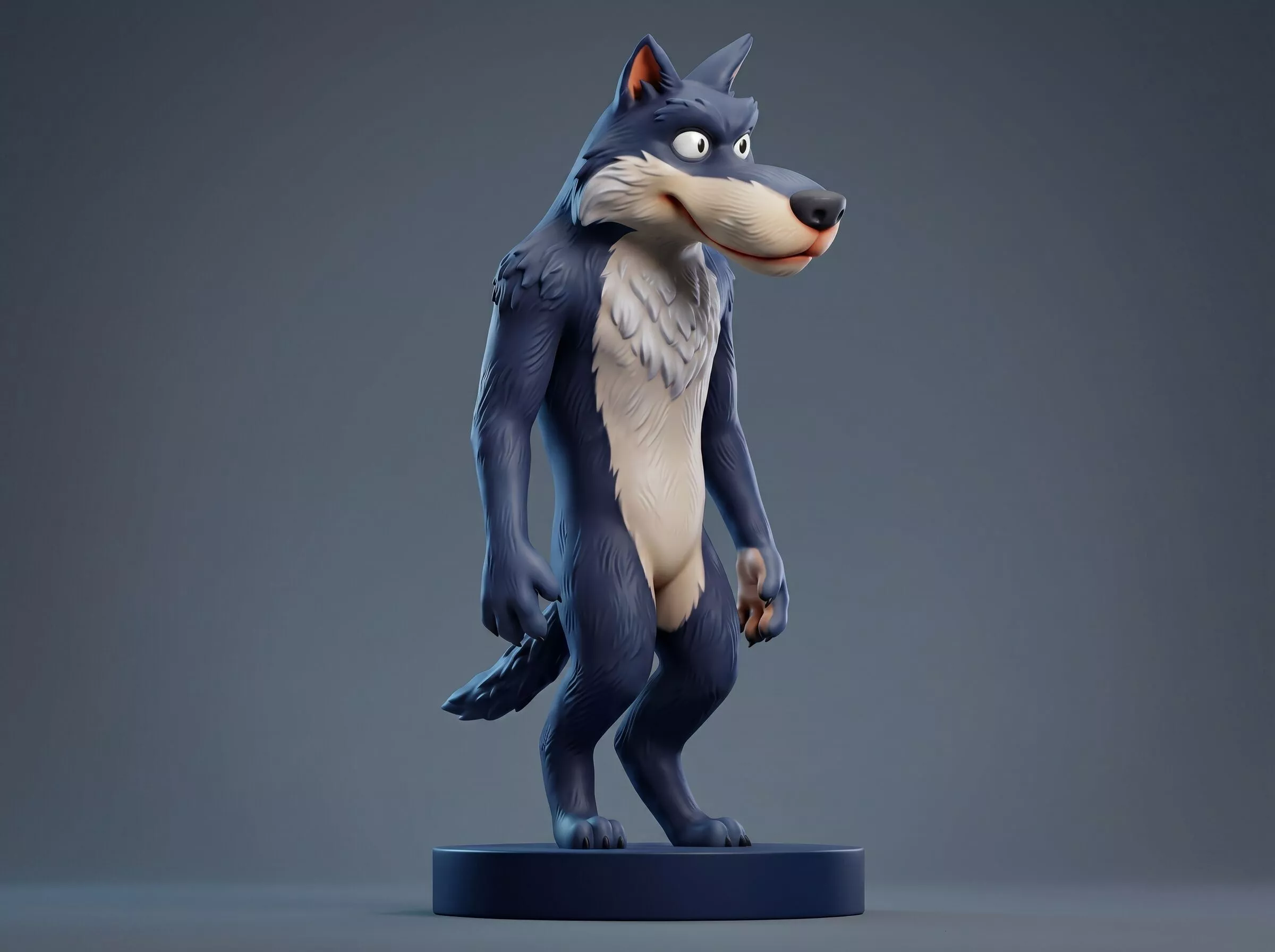 Wolf 3D Printable Figurine 3D print model