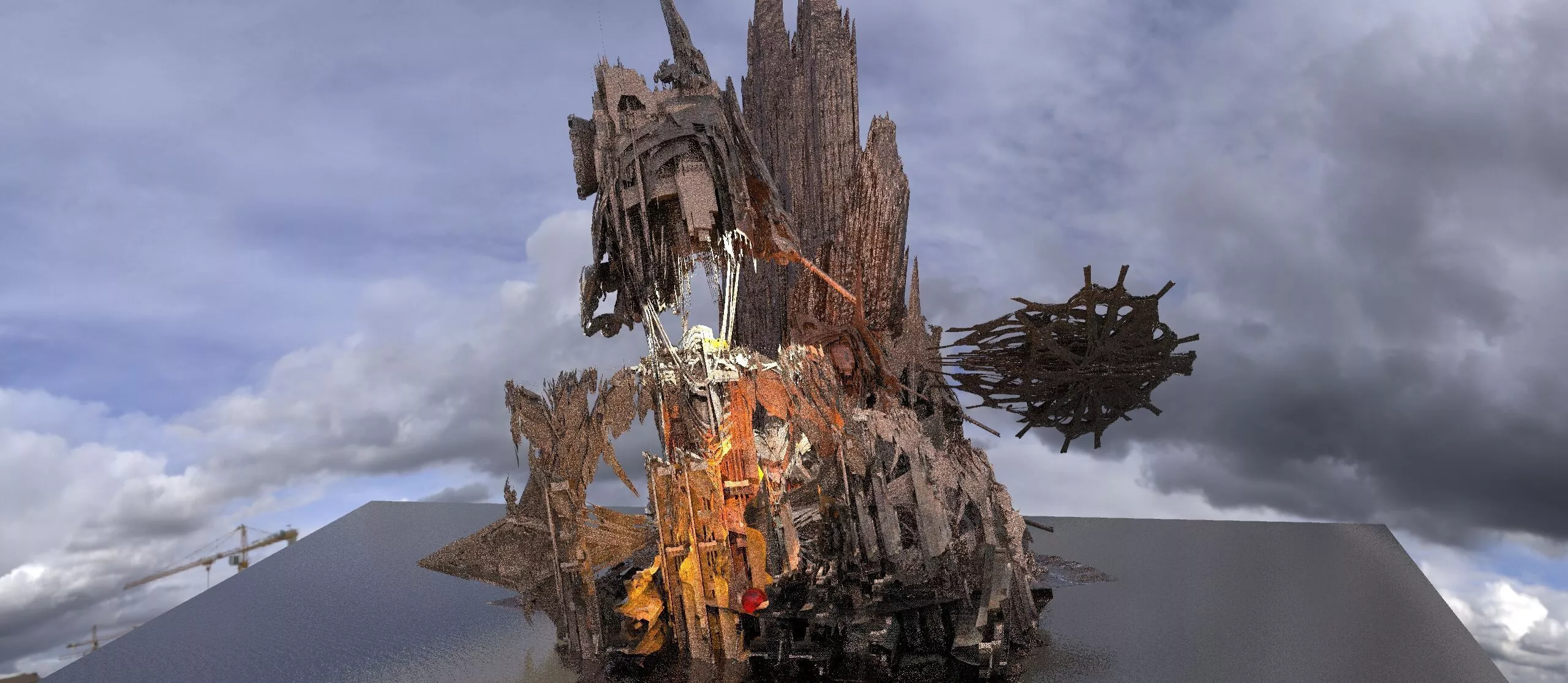 Persian Witch hunter tower 21 3D model