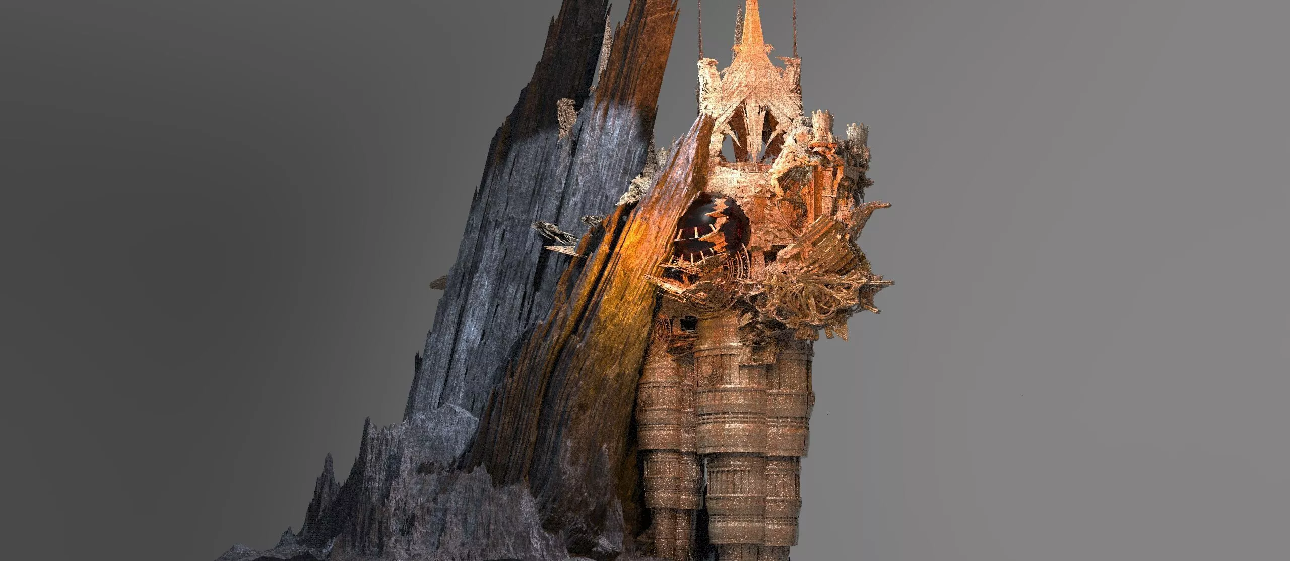 Persian Witch hunter tower extended 3D model