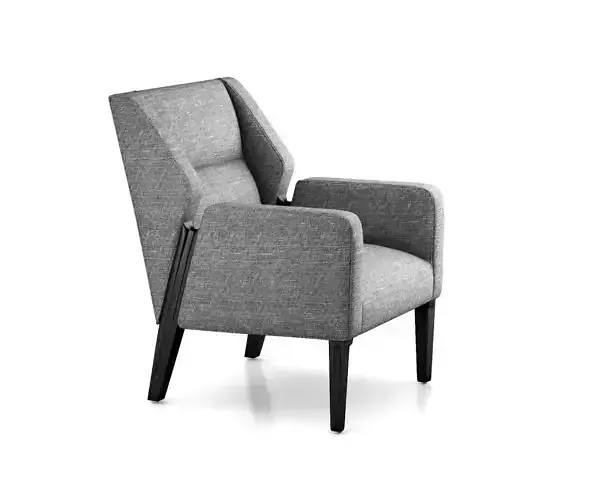 Jett Wood Leg Arm Chair