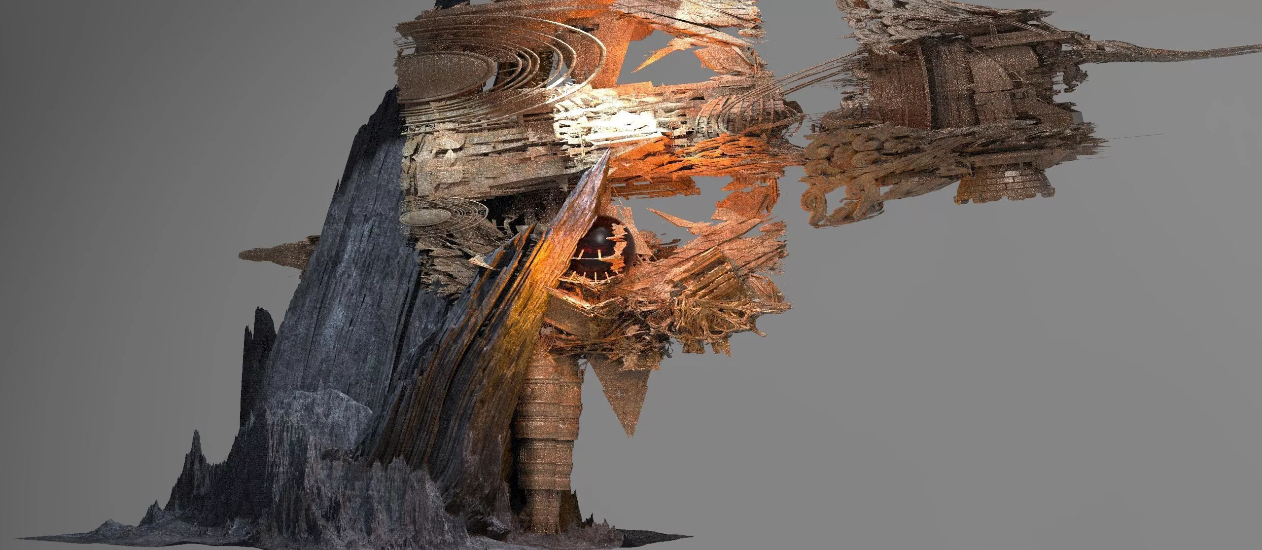 Persian Witch hunter castle 3D model