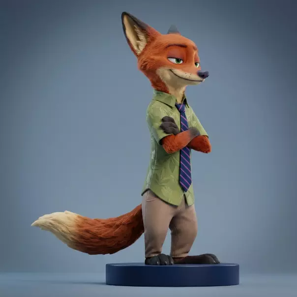 Zootopia 3D Printable Figurine 3D print model