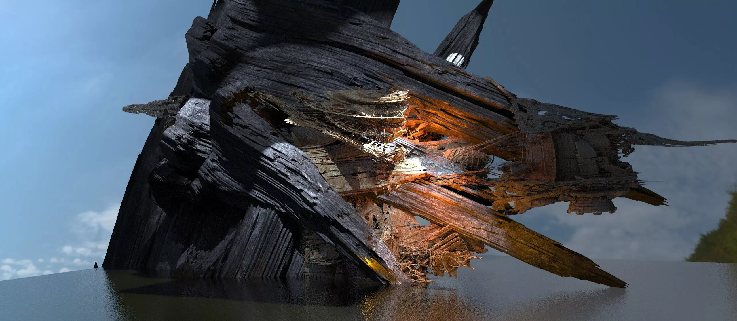 Persian Mountain 5 3D model