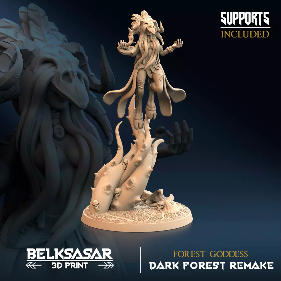 Woodland Deity - Forest Goddess 3D print model