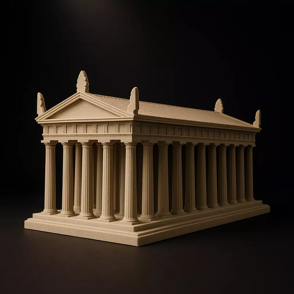 Greek Theatre 3D Model 3D print model