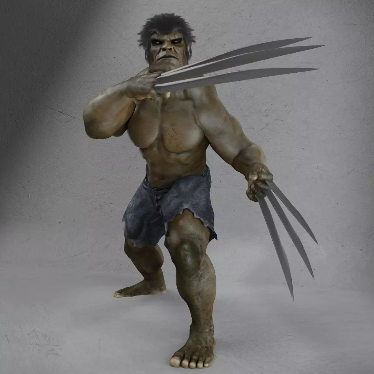 Loggner Rigged Creature 3D model