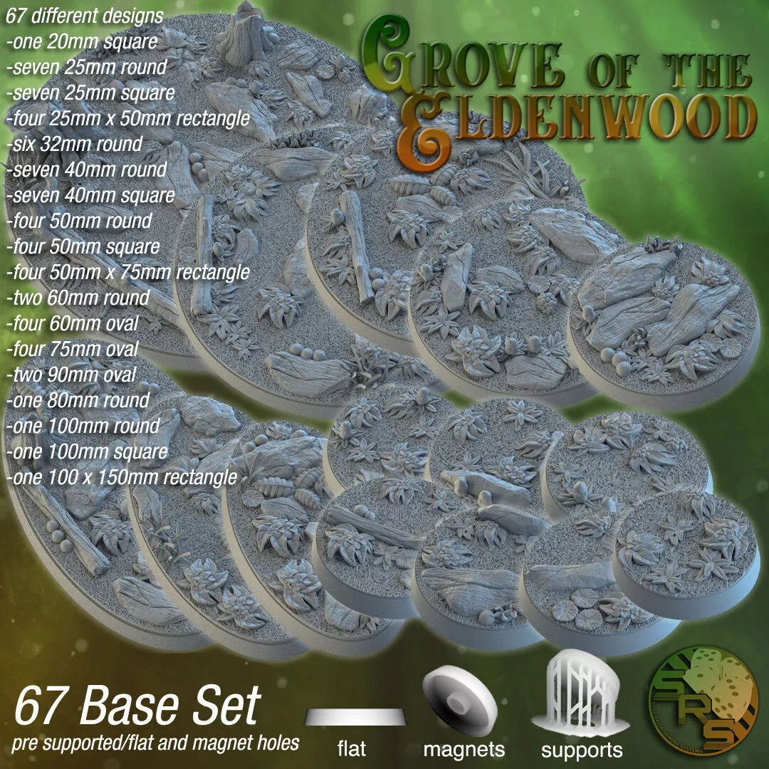 Forest Bases 3D print model