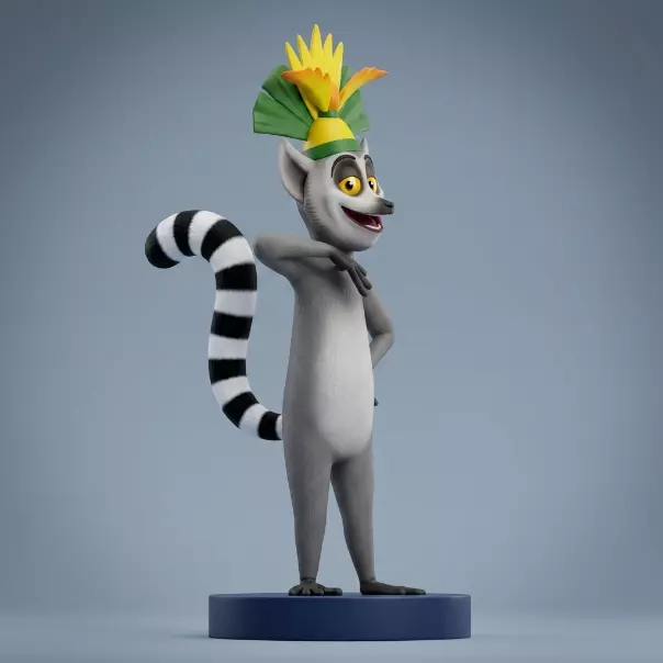 King Julien 3D Printable Figure 3D print model