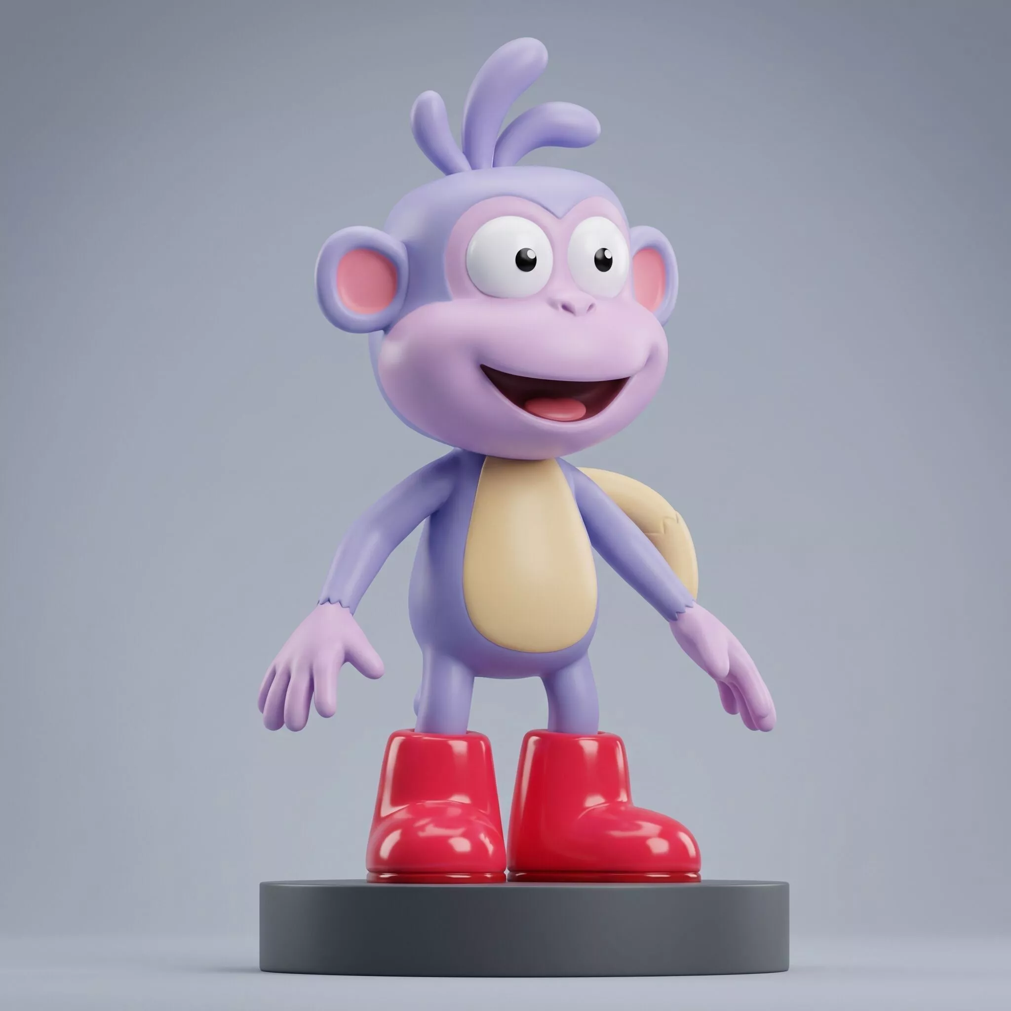 Monkey Dora 3D Printable Figure 3D print model