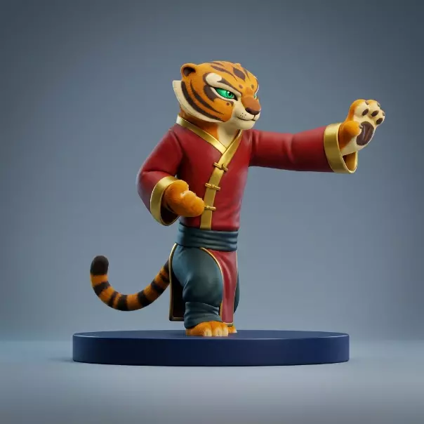 Kung Fu Panda 3D Printable 3D print model