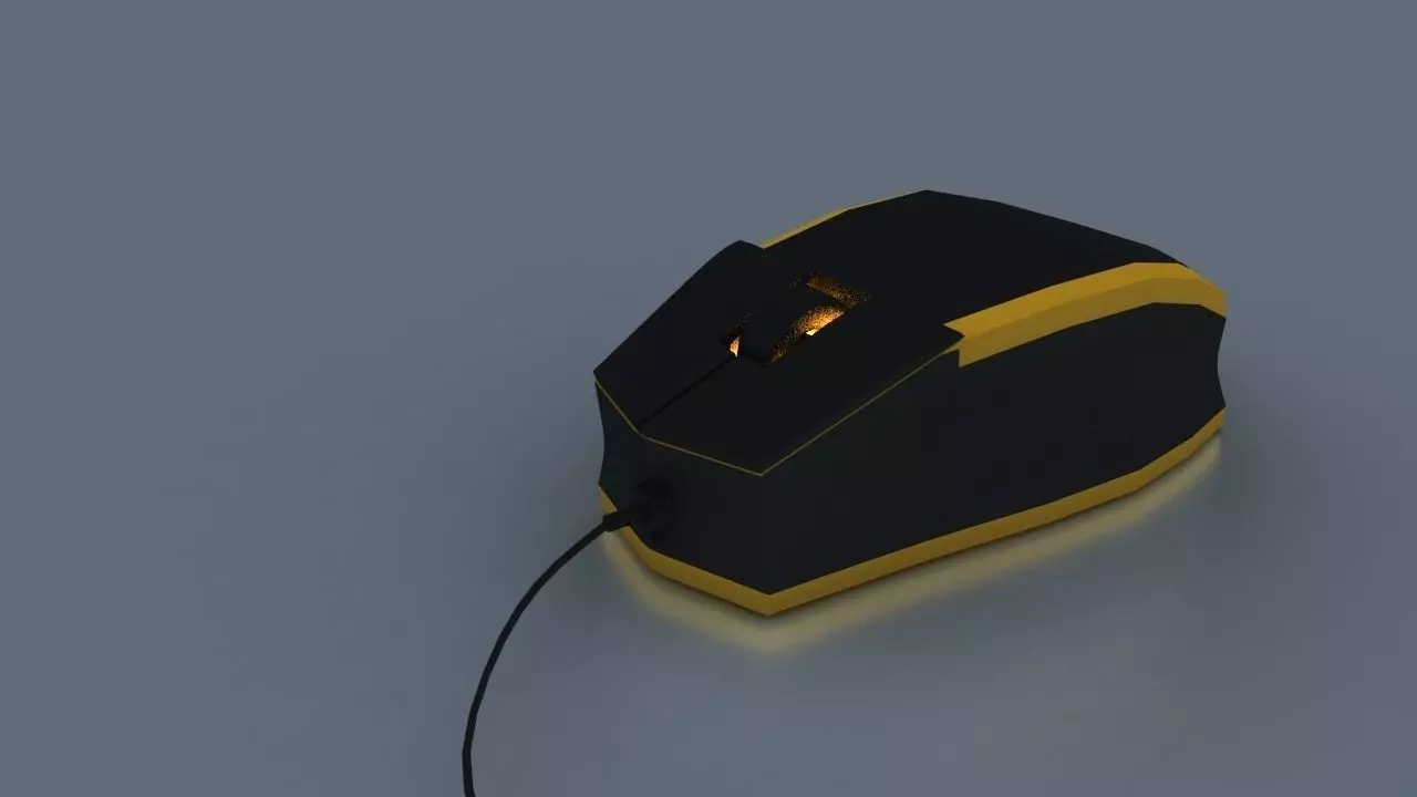 Gaming Mouse 3D Free low-poly 3D model