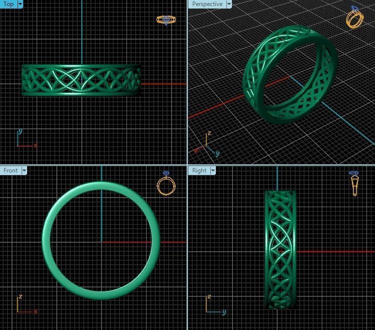 Ring R0113 3D print model_2