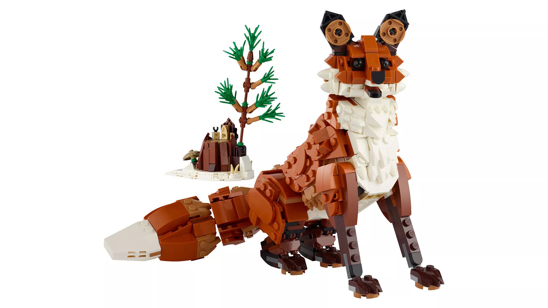 TwindBricks3D - 31154 Forest Animals Red Fox 3D print model