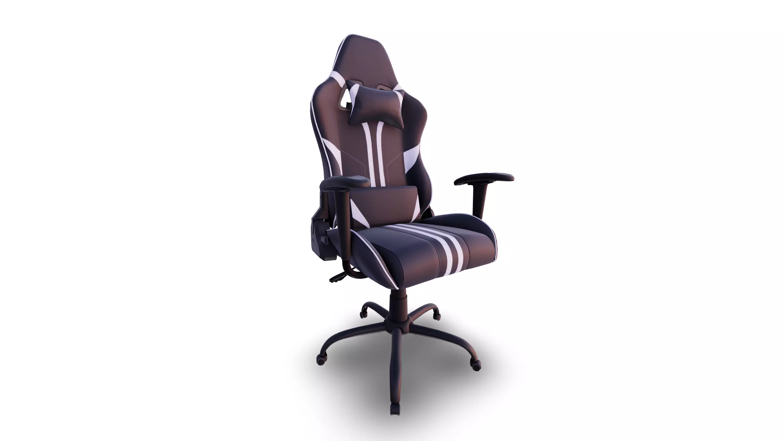 Gaming Chair Low-poly 3D model