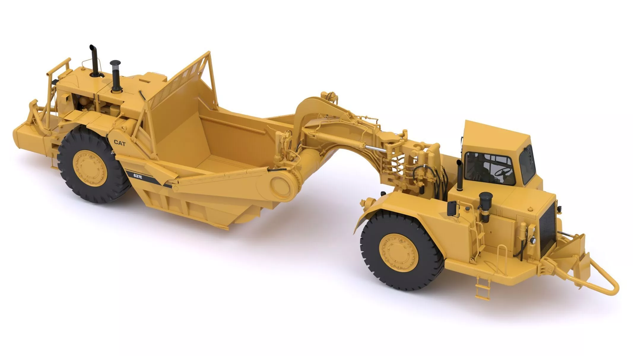 637E Open Bowl Scraper 3D model