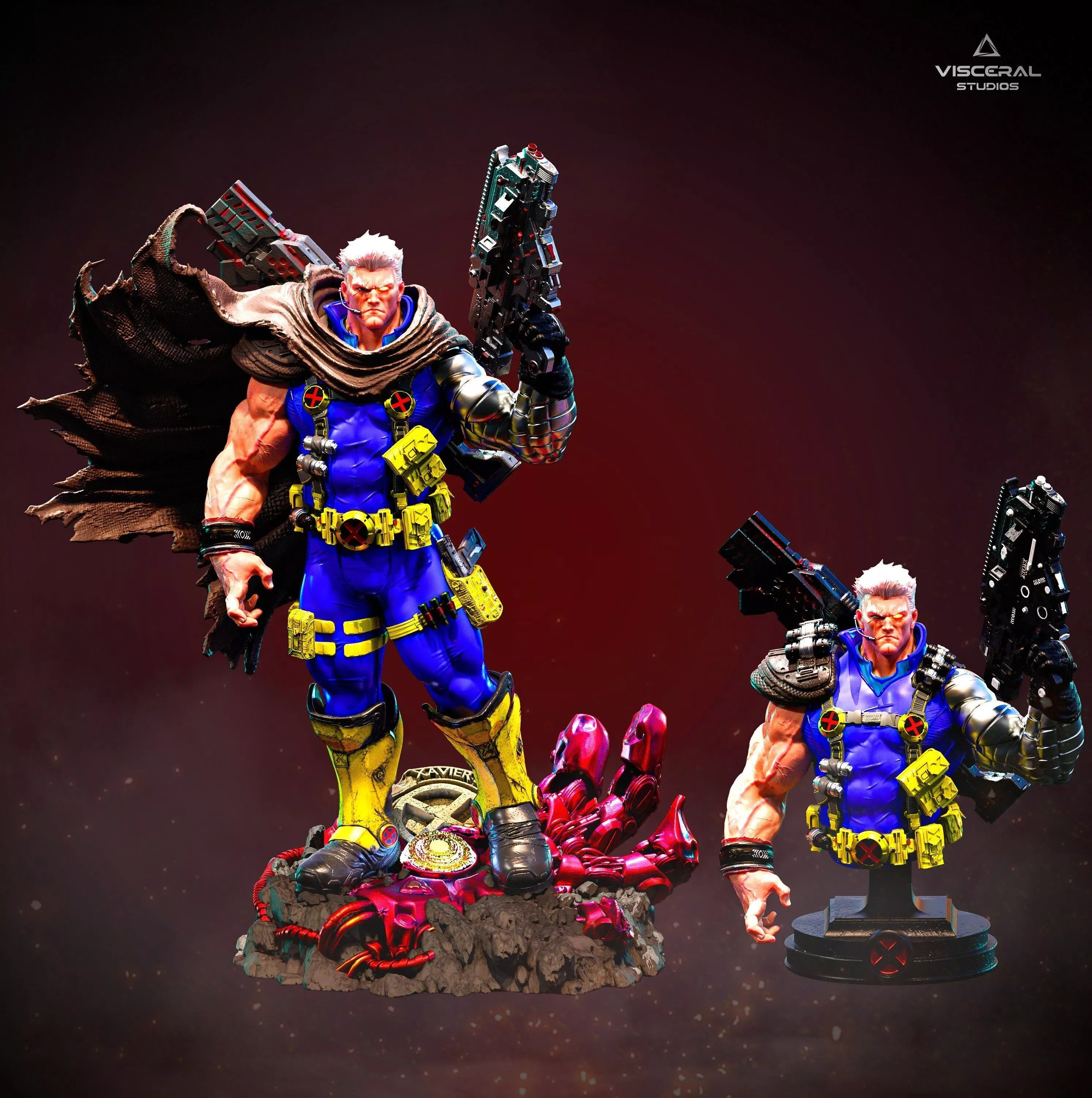 Cable X-Men Pack 3D print model