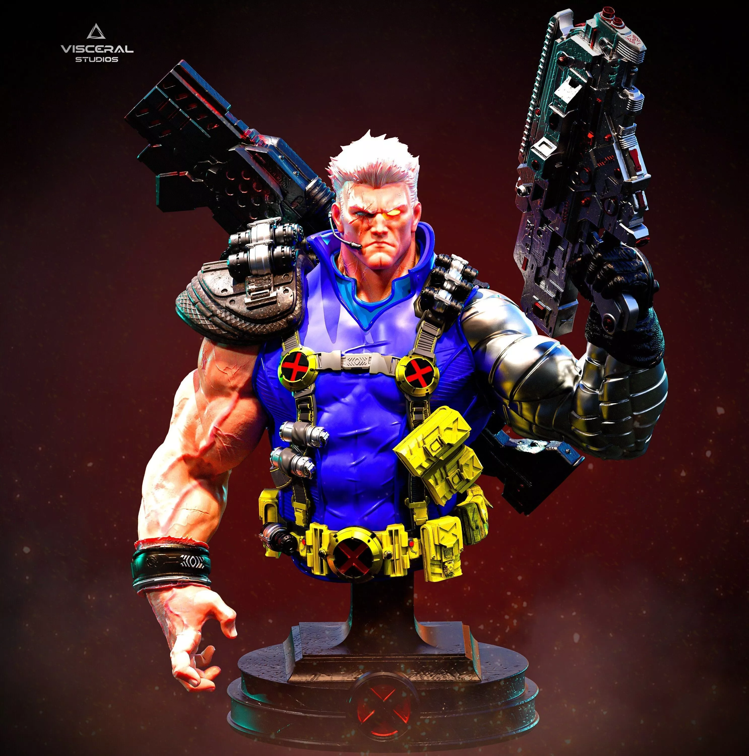 Cable Bust 3D Print 3D print model