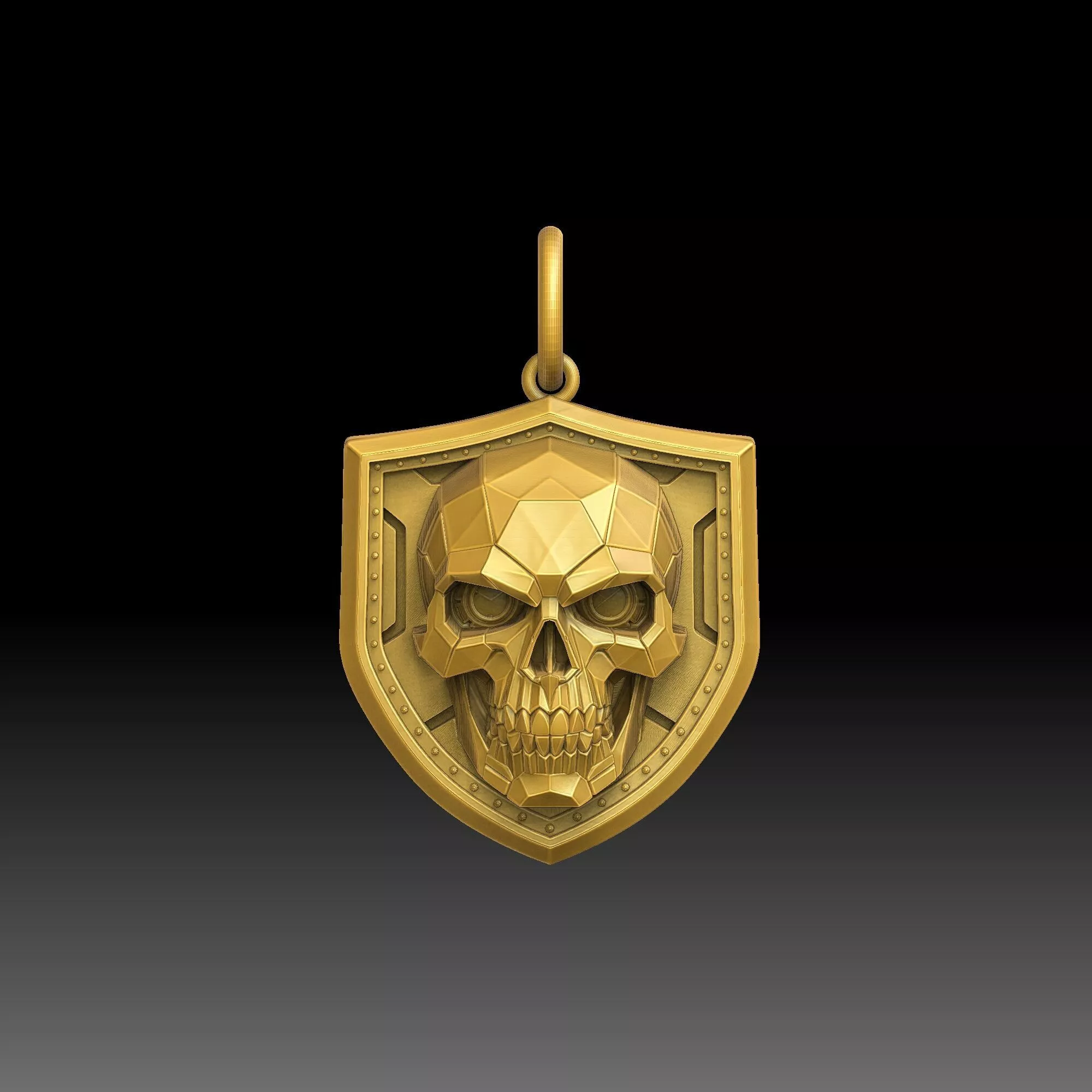Negative Space Designs- one inch pendant 3D print model
