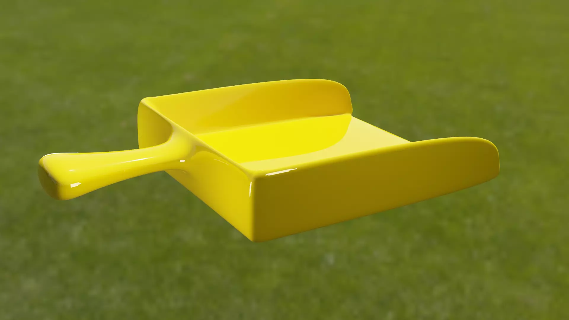 Plastic Dustpan 3D Model Low-poly 3D model