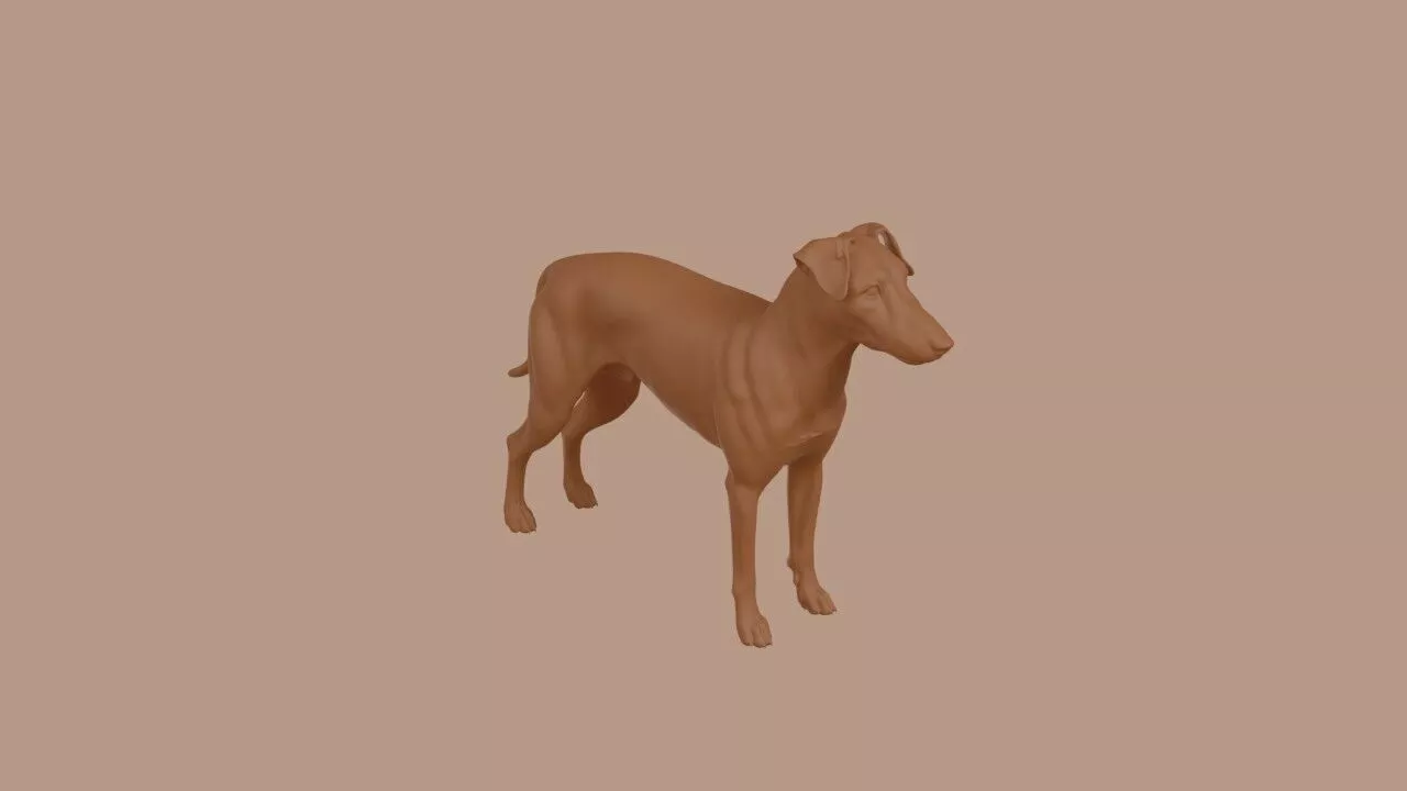 Manchester Terrier 3D print model