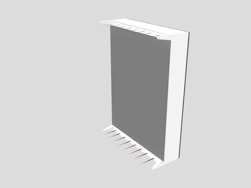 Matrix 5x7 LED Display Model Low-poly 3D model_7