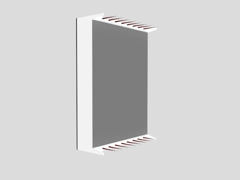 Matrix 5x7 LED Display Model Low-poly 3D model_6