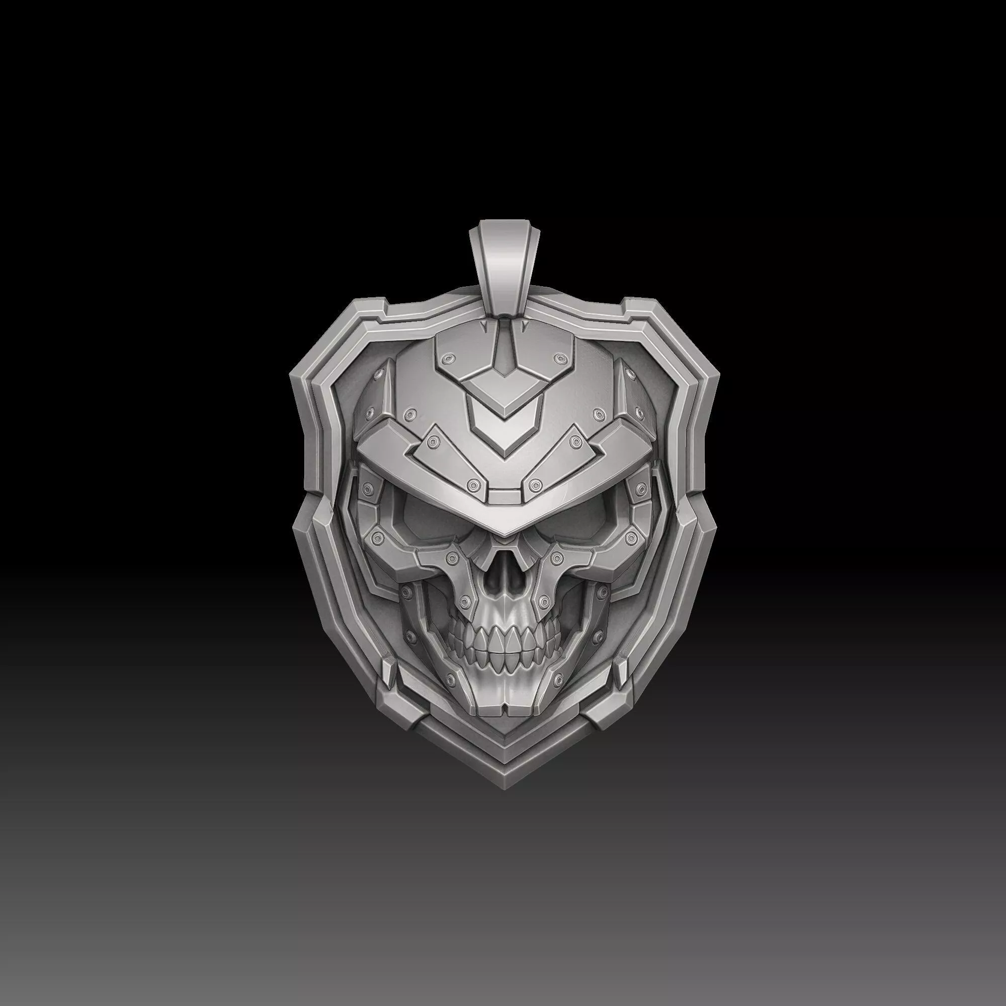 Negative Space Designs- one inch pendant 3D print model