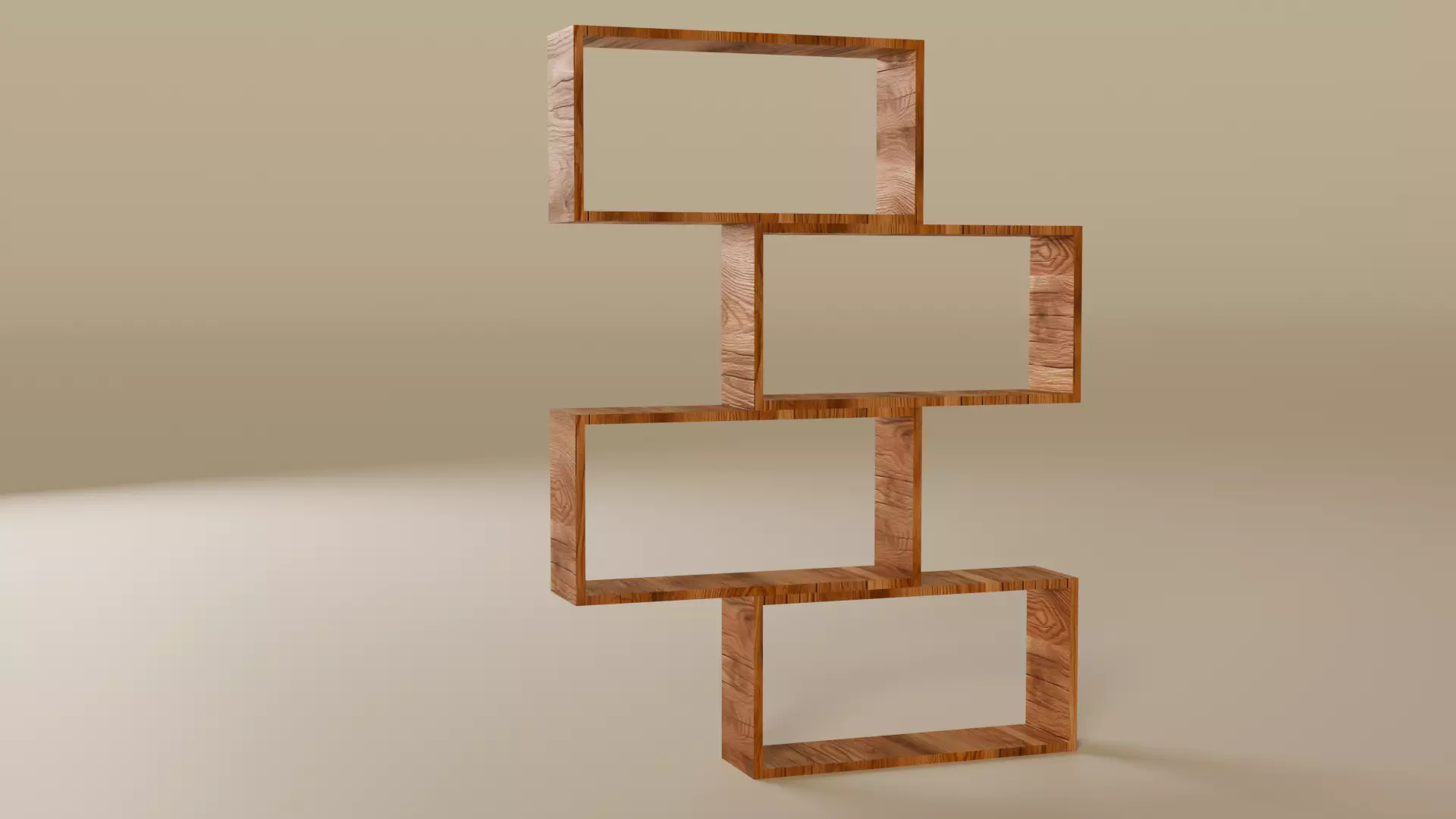 Book shelf Free low-poly 3D model