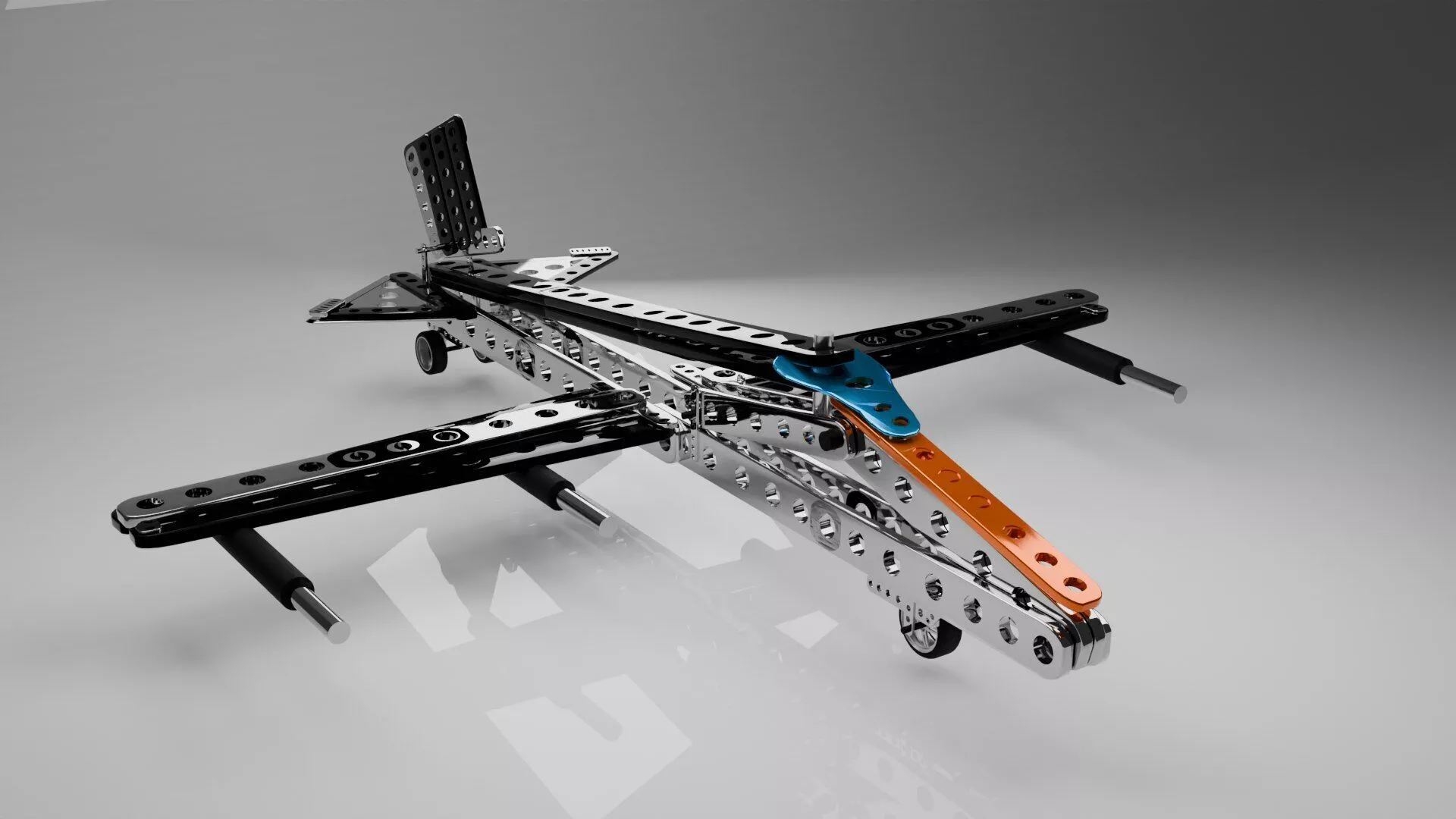 Airplane 3d model in new way Free 3D model