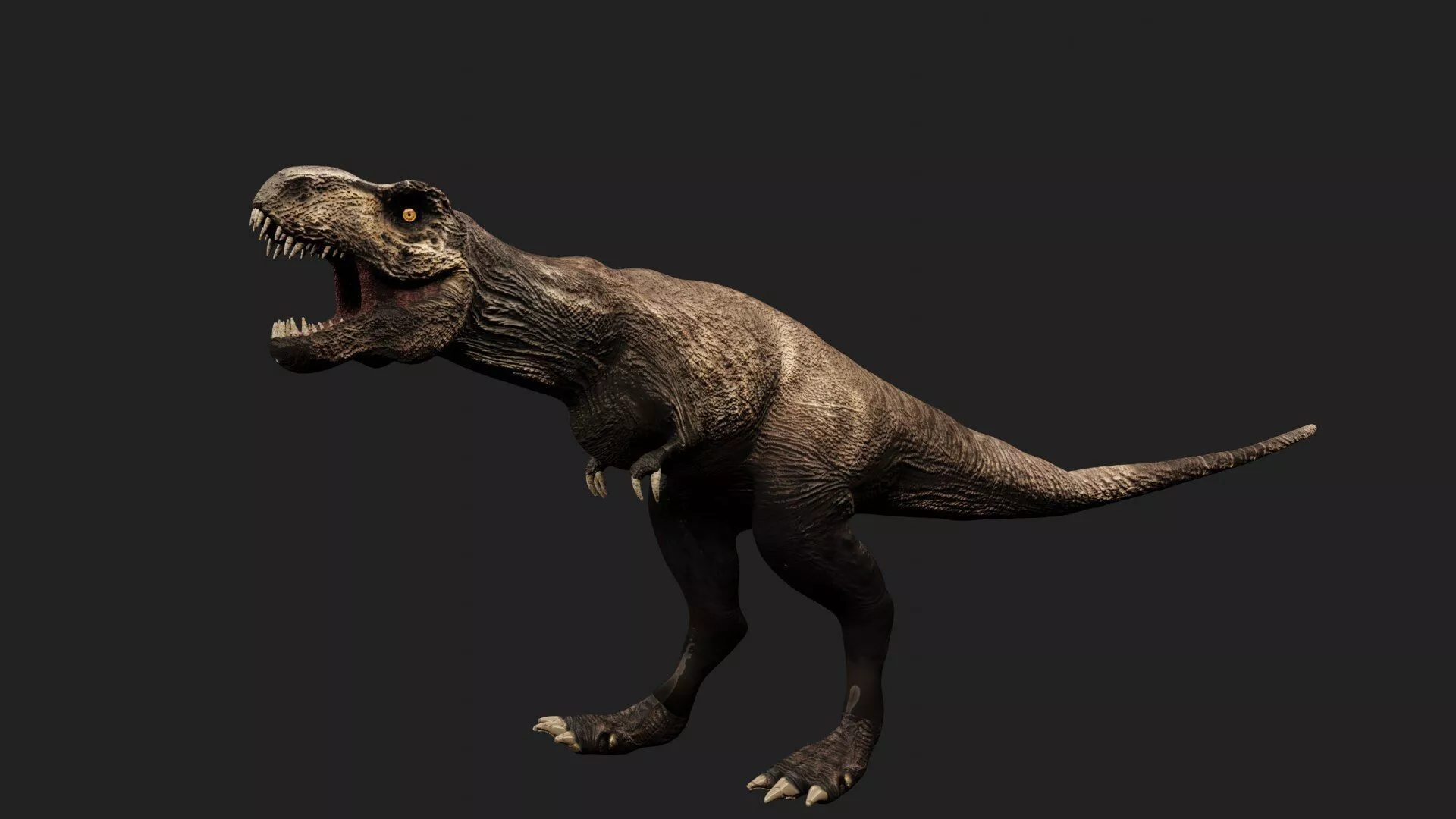 Tyrannosaurus Rex Animated Rigged Free 3D model