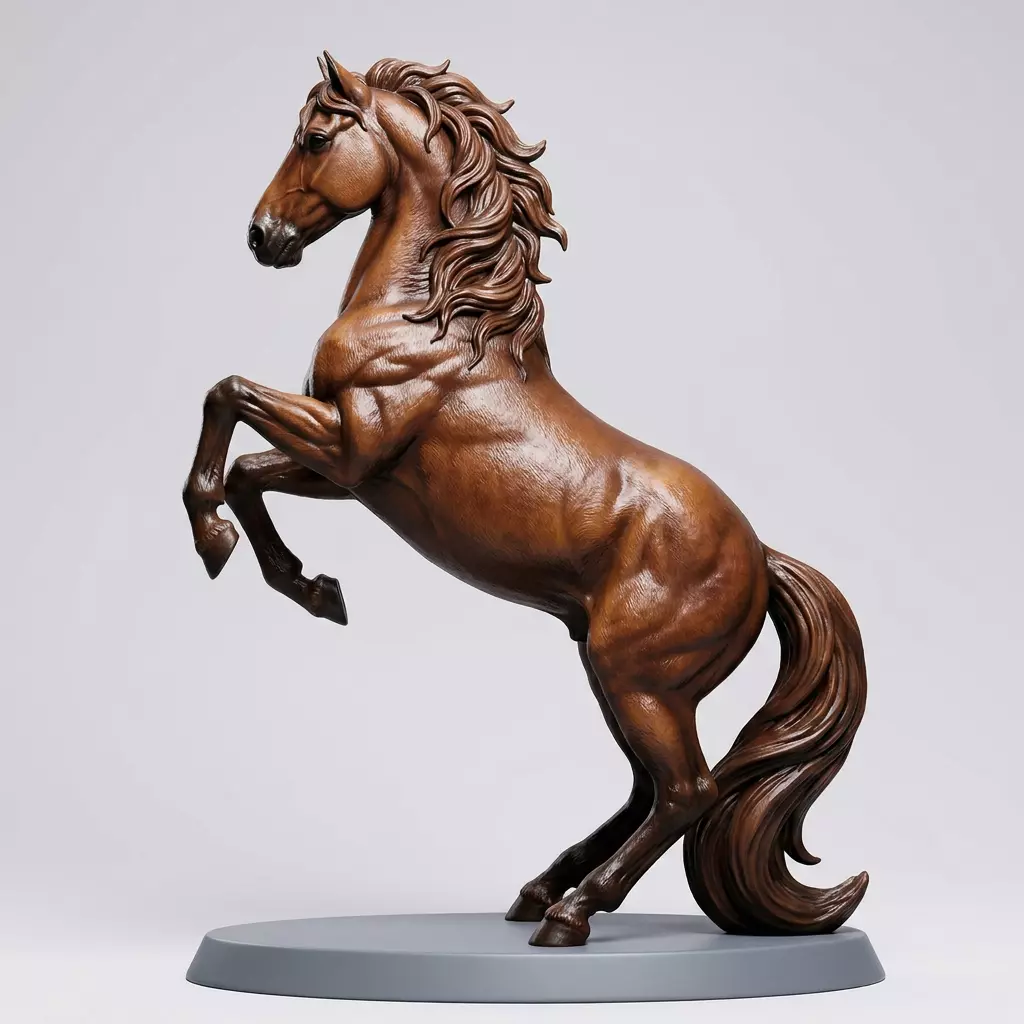 horse printable 3D print model