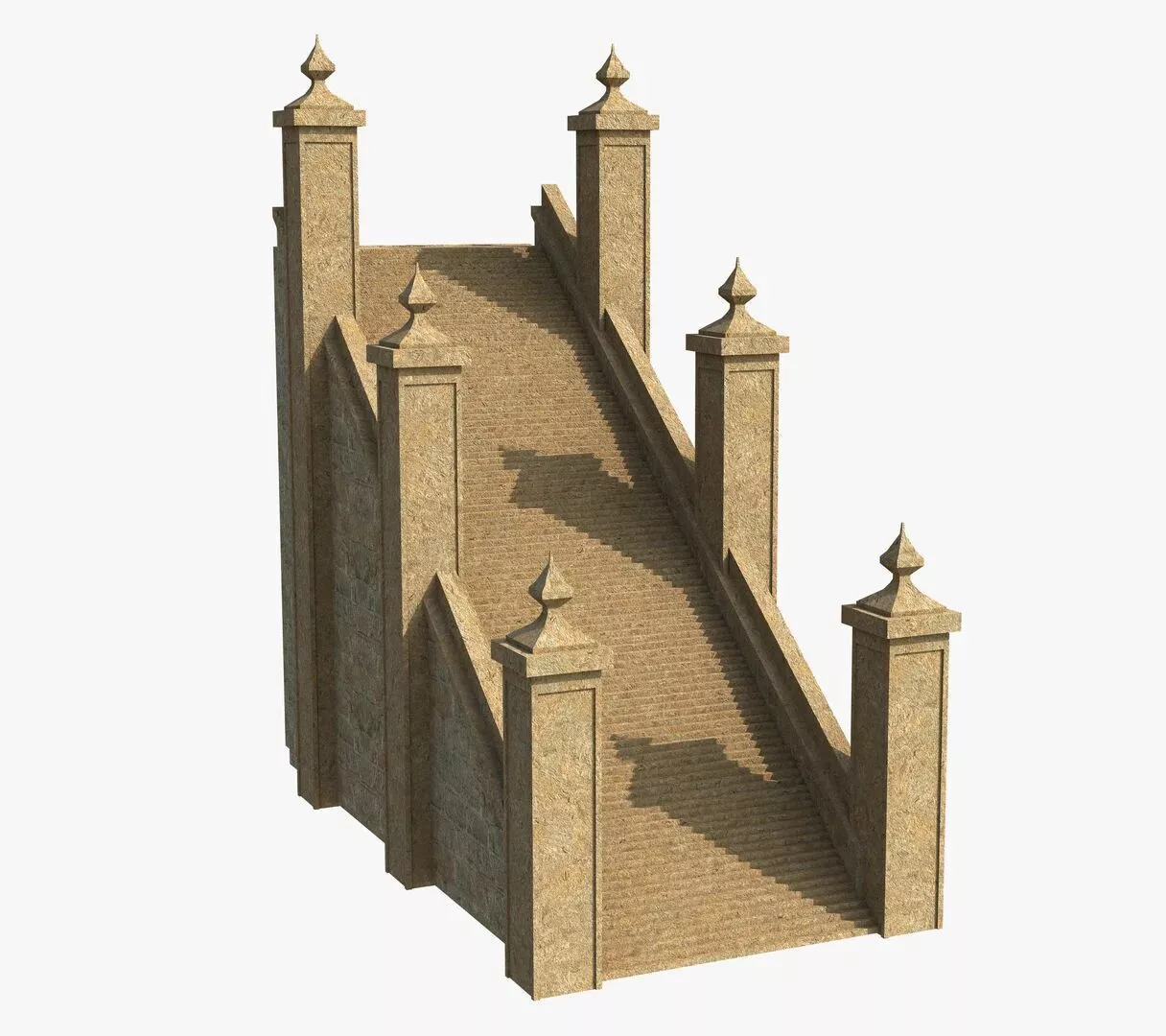 Free Orient Stairs Free 3D model