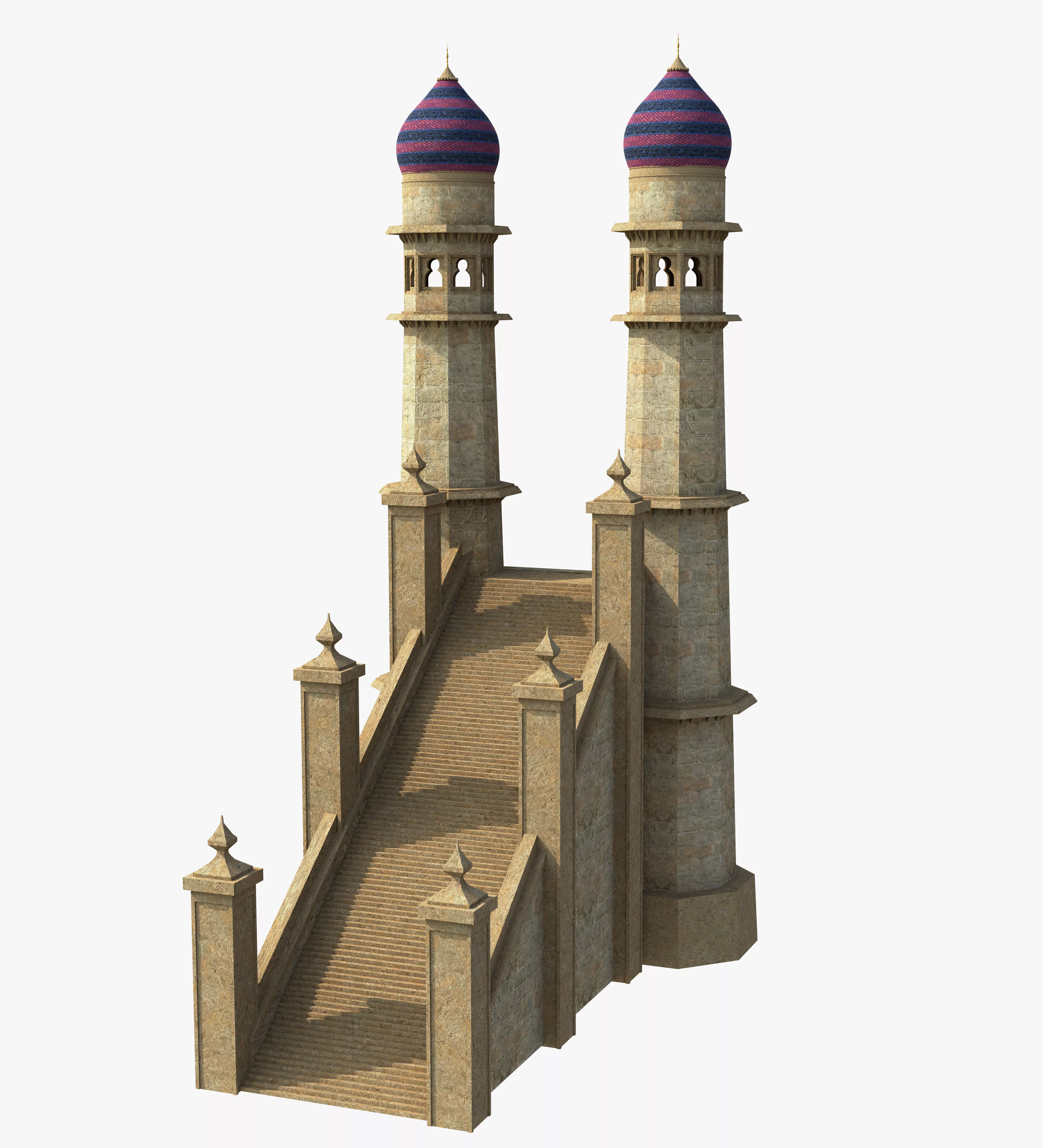 Orient Stairs 3D model