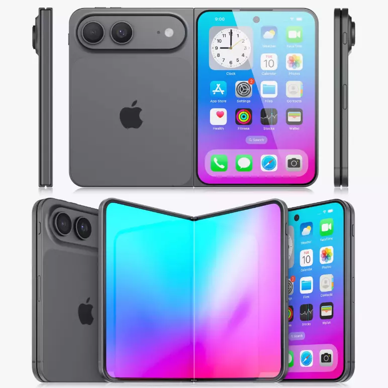 Foldable iPhone Concept 3D Model Free 3D model