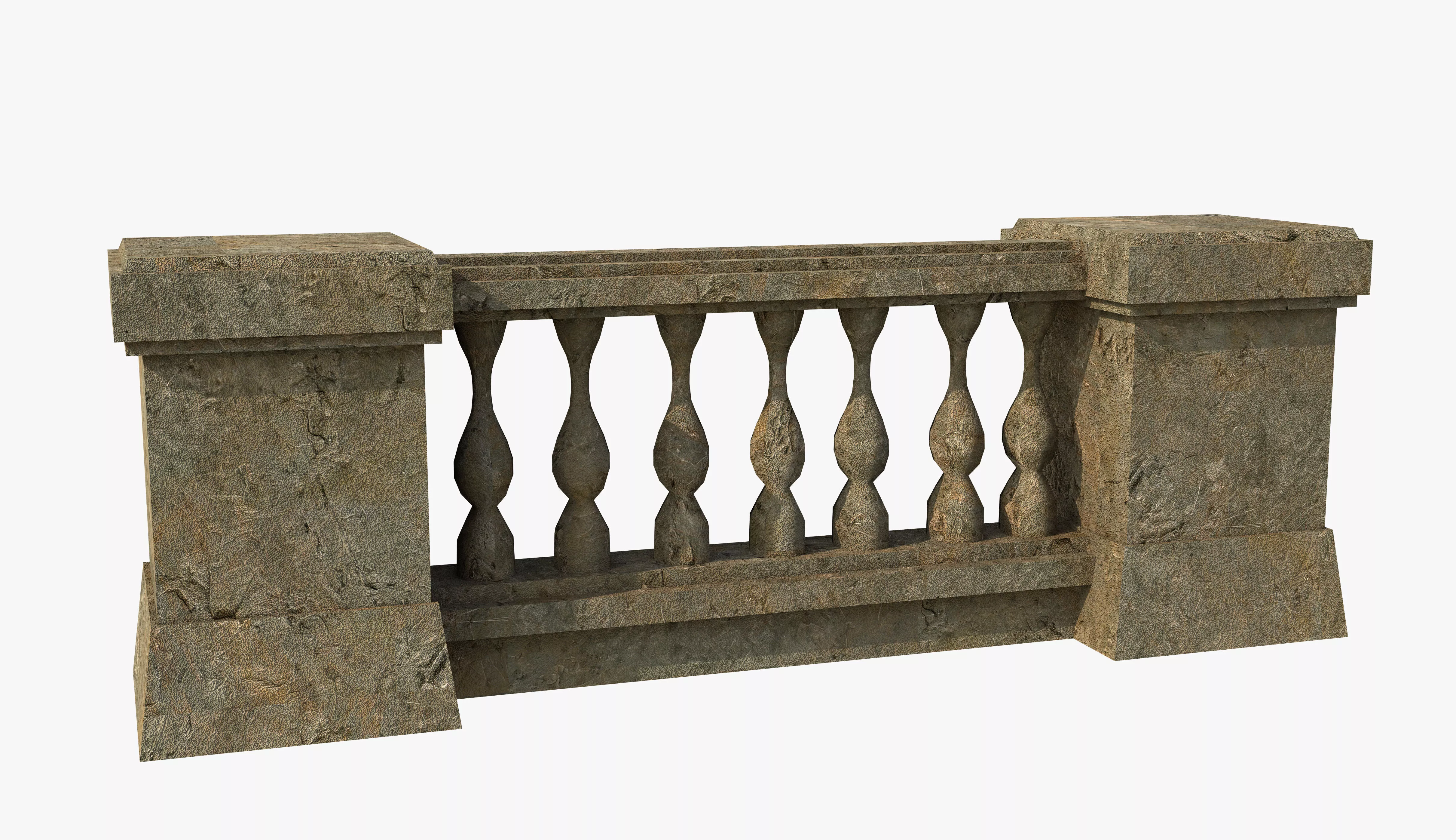 Free Ancient Fence Free 3D model