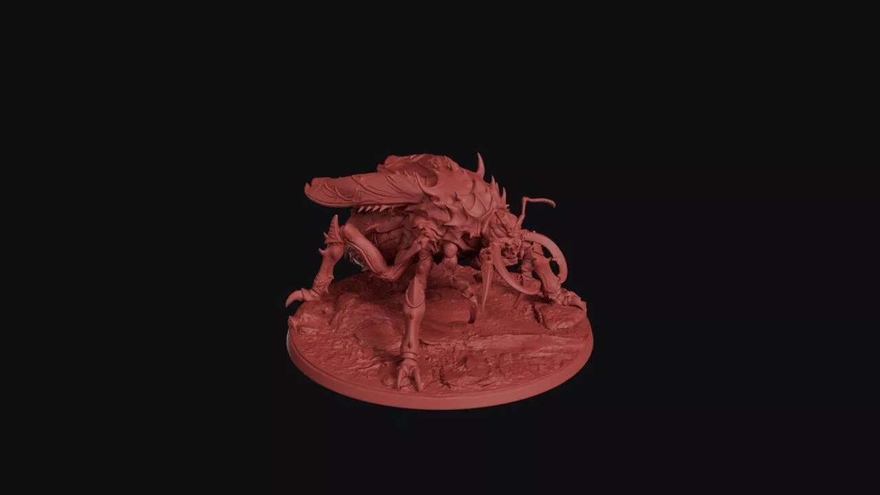 Chitinous Beetle Insect Colossus Titan 3D print model