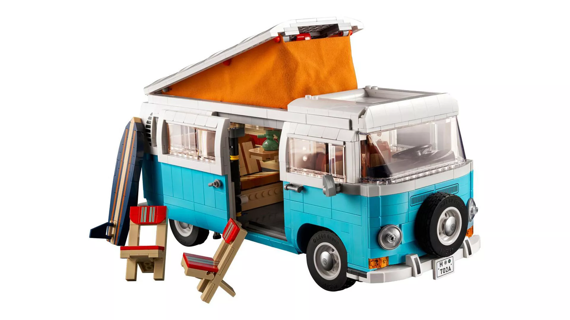 MB-10279 Volkswagen T2 Camper Van 3D print model