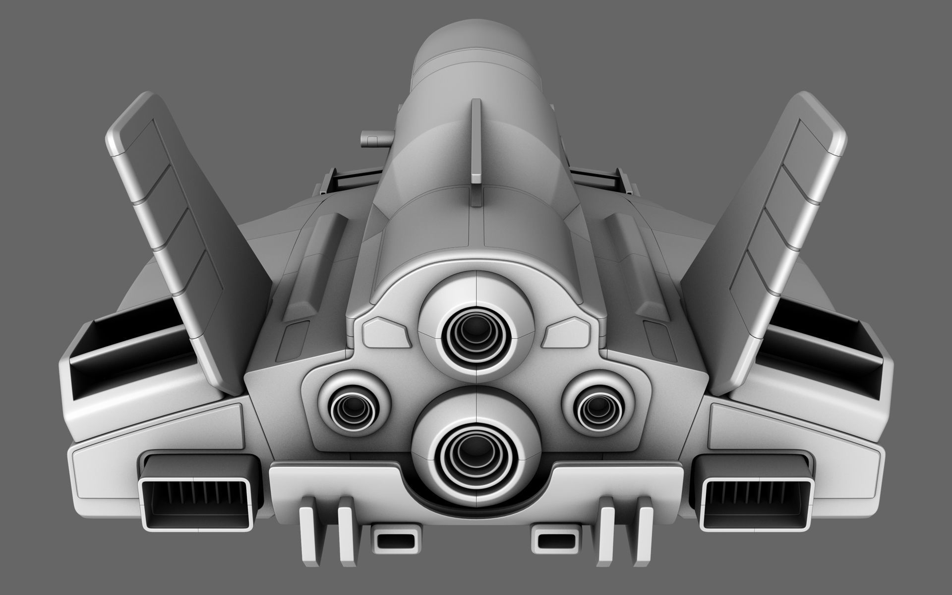 Sci-Fi Race Car Future Formula 3D model_7