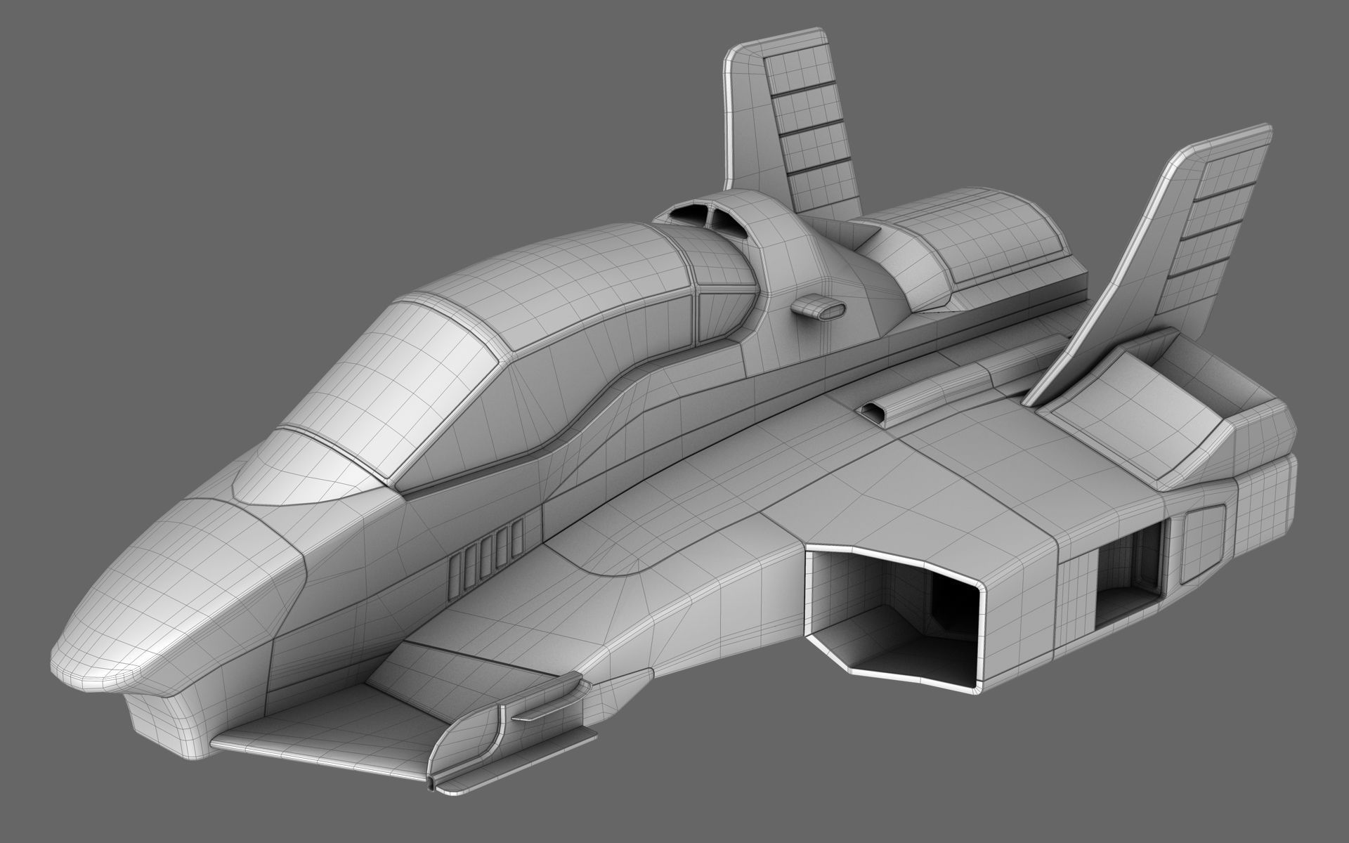 Sci-Fi Race Car Future Formula 3D model_16